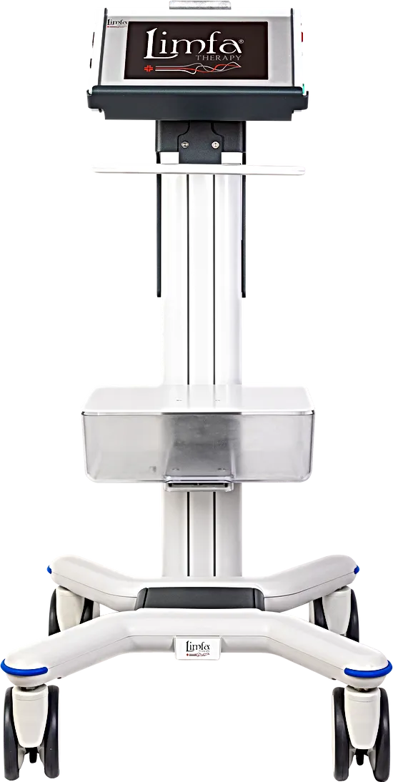 Prístroj Limfa® Therapy pripravený na ošetrenie